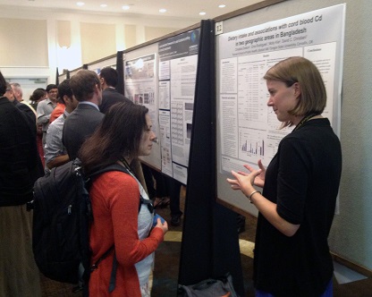 Trainee Christine Dobson presents her work at the annual SRP conference.