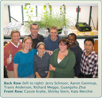 Photo of Jerry Schnoor's lab group.
