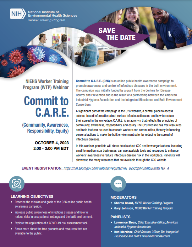 commit to c.a.r.e. save the day downloadable flyer, link below image