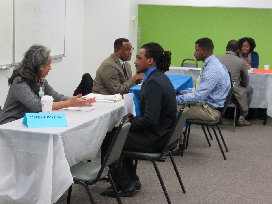 Trainees attend an Employer’s Forum hosted by OAI, Inc. (Photo courtesy of Kentina Kellum, OAI, Inc.).
